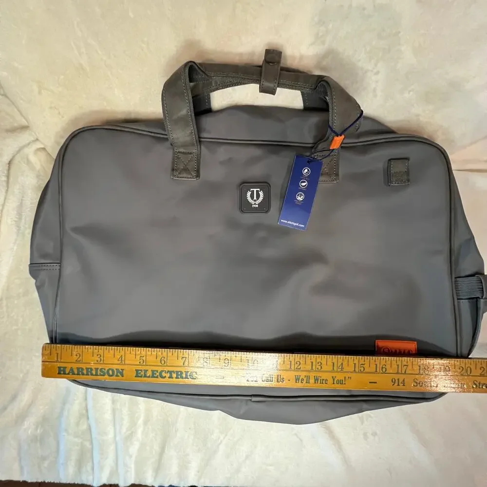 STITCH Golf Ultimate Garment Duffle Bag Convertible Sleek Gray Business Trip NWT